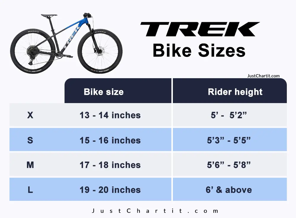 Trek Bike Size Chart