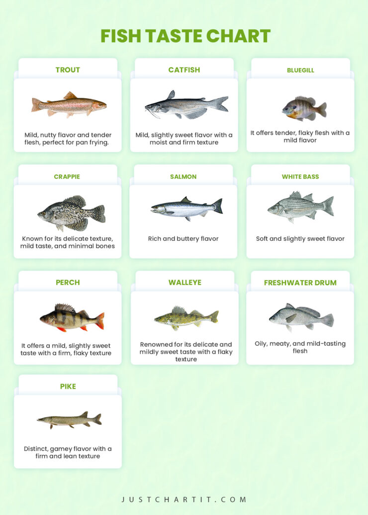 fish taste chart